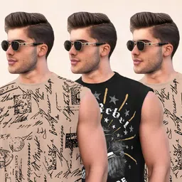 tripr Pack of 3 Men Vest image 4