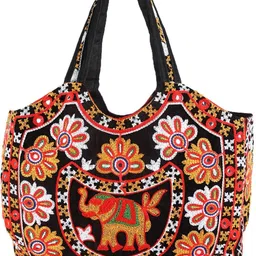 kuber industries Women Black Shoulder Bag - Regular Size image 2