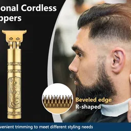 dhriyag Vintage T9 Hair Trimmer Kit | Trimmer With Adjustable Guards | Trimmer for Men Cordless Epilator-picture-21