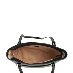 United Colors of Benetton Textured PU Structured Tote Bag image 5