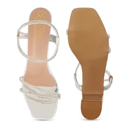 Stylestry Block Sandals with Buckles image 2