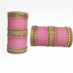 OMS Pink Plastic Zircon Bangle-picture-25