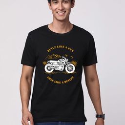 ADRO Men Graphic Printed Round Neck Cotton T-shirt-picture-4