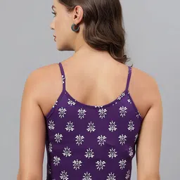 DIAZ Women Tribal Printed Sleeveless Cotton Tank Crop Top image 3