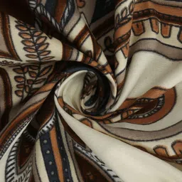 Bromwick Brown Floral 250 TC Bedsheet with 2 Pillow Covers image 3
