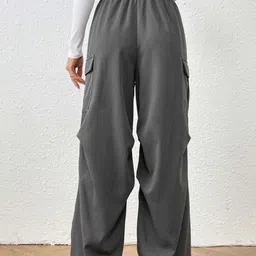 Next One Women Smart Baggy Fit Parachute Trousers-image-75