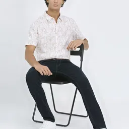 Pepe Jeans Men Floral Printed Spread Collar Pure Cotton Casual Shirt-picture-35