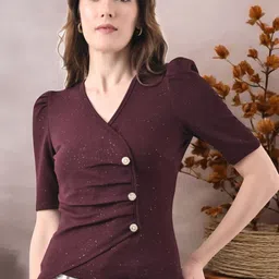 IUGA Puff Sleeve Top-picture-14