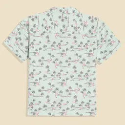 Allen Solly Junior Boys Opaque Printed Casual Shirt image 4