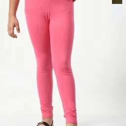 KAYU Girls Pack Of 3 Solid Ankle-Length Cotton Lenggings-image-76