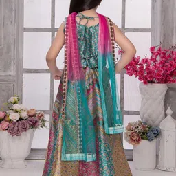 NTURVA Girls Art Silk Lehenga Choli image 4