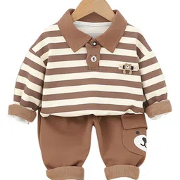 StyleCast x Revolte Unisex Kids Striped Top with Pyjamas image 1
