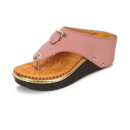 ORTHO JOY Woven Design Open Toe Wedge image 5