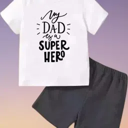 MUSNAH GARMENTS Kids-Unisex White Pure Cotton Clothing Set-picture-15