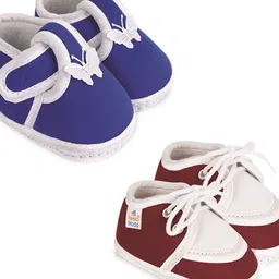 NESKA MODA Kids Pair Of 2 Cotton 6 To 12 Months Booties image 4