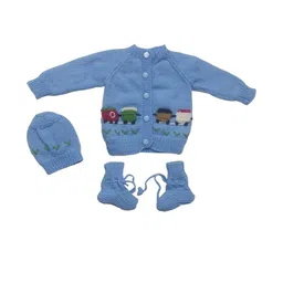 Cute Collection Unisex Kids Woollen Cardigan-image-74