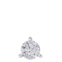 Sparkles Lab Grown Diamond 0.06 Carat Round Shape 3 Prong Solitaire Diamond Nose Pin 14K-picture-5