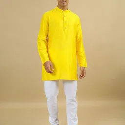 TATTVA Men Flared Sleeves Gotta Patti Kurta-picture-36