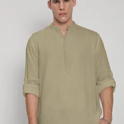 SHOWOFF Men Solid Cotton Casual Shirts-picture-16
