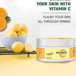 CARET ORGANIC Set Of 2 Vitamin C Cream - 100 g & Hybrid Creamy Cleanser Face Wash-100ml image 4