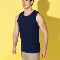 WOOSTRO Men Pack of 2 Typography Printed Round Neck Cotton Slim Fit Sports T-shirts image 3