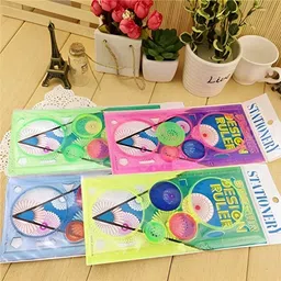 iol geometric shape ruler/scale set mathematics kit early education activities Ruler geometric shape ruler/scale set mathematics kit early education activities Ruler Rulers Stencil image 2
