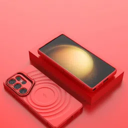 Luxury Kase Samsung Galaxy S25 Ultra 5G Impact Resistant Back Case with Wireless Charging image 1
