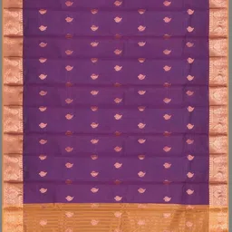The Chennai Silks Ethnic Motifs Zari Art Silk Handloom Baluchari Saree image 3