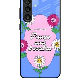 QRIOH Floral Printed Samsung Galaxy M56 5G Back Case Mobile Accessories-image-84