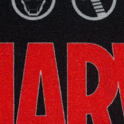 Athom Living 2-Pcs Black & Red Marvel Printed Anti-Skid Doormat image 4