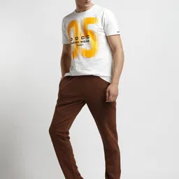 ODCC Men Cotton Relaxed-Fit Track Pants image 2