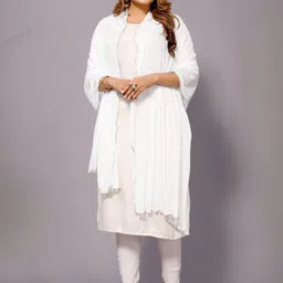 Moda Rapido Women Lycra Solid Dupatta image 2