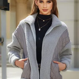 Mast & Harbour Women Colourblocked Lightweight Quilted Jacket-picture-10