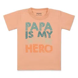 Arvesa Kids Typography Printed Applique T-shirt-picture-24