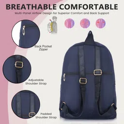 empire Small 20 L Backpack Casual Trendy College Office School Tuition Women’s Everyday Backpack image 3