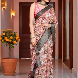 JYA Ethnic Motifs Handloom Saree image 2