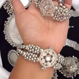 ISLANA Dome Shaped Jhumkas Earrings-picture-15