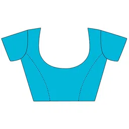 Garden Vareli Floral Printed Pure Crepe Saree with Unstitched Blouse Piece image 5