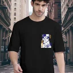 SZN Men Naruto Graphic Printed Round Neck Cotton T-shirt-picture-48
