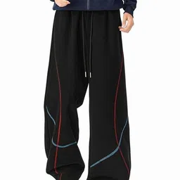 StyleCast x Revolte Men Striped Loose Fit Easy Wash Trousers image 4