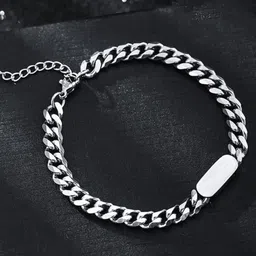 SALTY Pack of 2 Men Vintage Voyager Silver Bracelet image 1