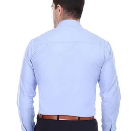 Xjarvis Men Pack Of 2 Standard Slim Fit Spread Collar Solid Formal Shirts image 4