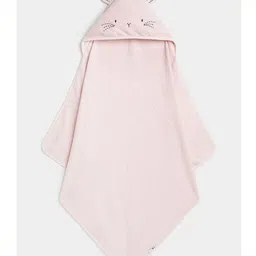 mothercare Pink Printed Bath Towel image 2