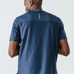 Kalenji By Decathlon Men Solid Round Neck T-shirt image 5