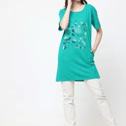 ONE SKY Women Floral Printed Pockets 1 T-shirt image 4