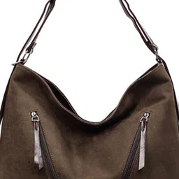 StyleCast x Revolte Suede Shopper Tote Bag image 2