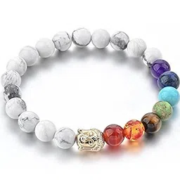 Divine souvenirs Unisex Artificial Beaded Elasticated Bracelet-picture-19