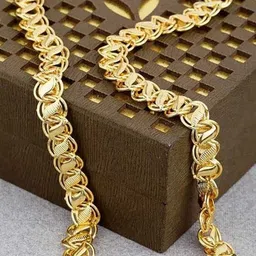 fashion fusion collection Unisex Gold-Toned Minimal Link Chain image 3