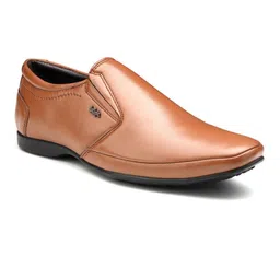 Lee Cooper Men Solid Slip On Leather Formal Shoes image 4