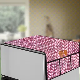 The Furnishing Tree Pink Printed Air Conditioner Cover-picture-36